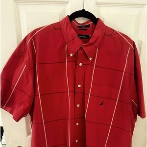 Men’s, short sleeve, extra large Nautica cotton shirt